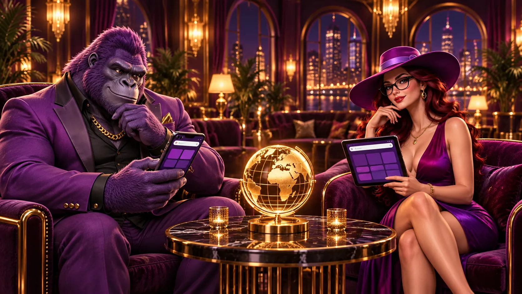 Οι χαρακτήρες του Bizzo Casino χρησιμοποιούν την έκδοση ιστού σε κινητό και tablet.